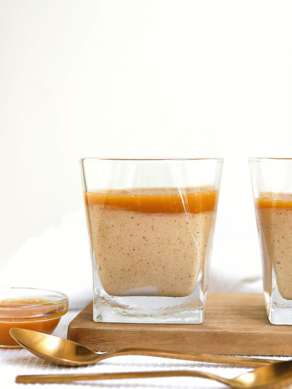 Mousse Vegan de Manteiga de Amendoim e Leite Condensado - 3 ingredientes!