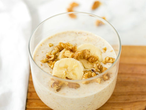Overnight Oats Simples - Vegan e Saudável