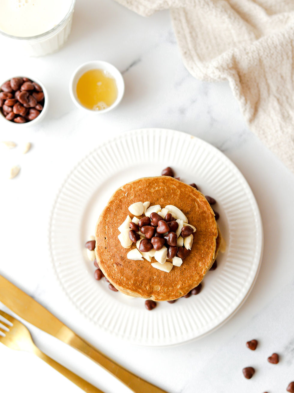 Panquecas de Aveia e Café - Vegan e Sem glúten