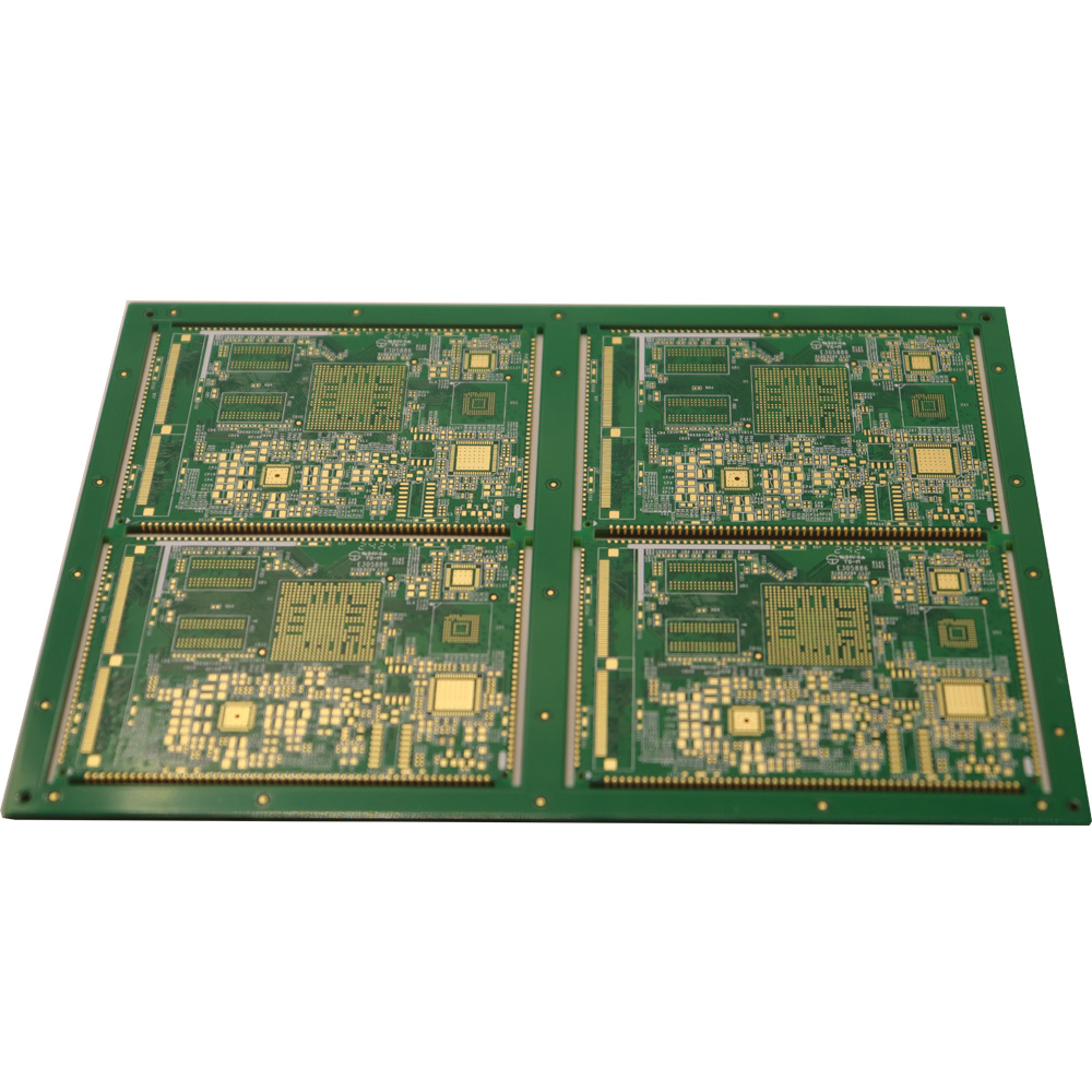 Sendwin / Dickson green bare PCB panel for a multilayer telecom design