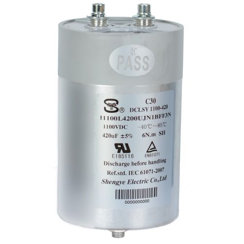 Sheng Ye cylindrical DCL film capacitor with two screw terminals