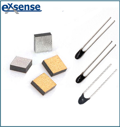 EXSENSE NTC bare chips and leaded thermistors