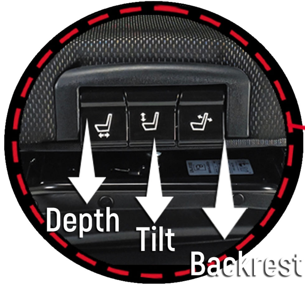 תמונה ממוזערת: כסא נהג הידראולי - דגם מפואר