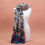 Thumbnail: HANDMADE WOOL / SILK SCARF - WATERCOLOUR CIRCLE