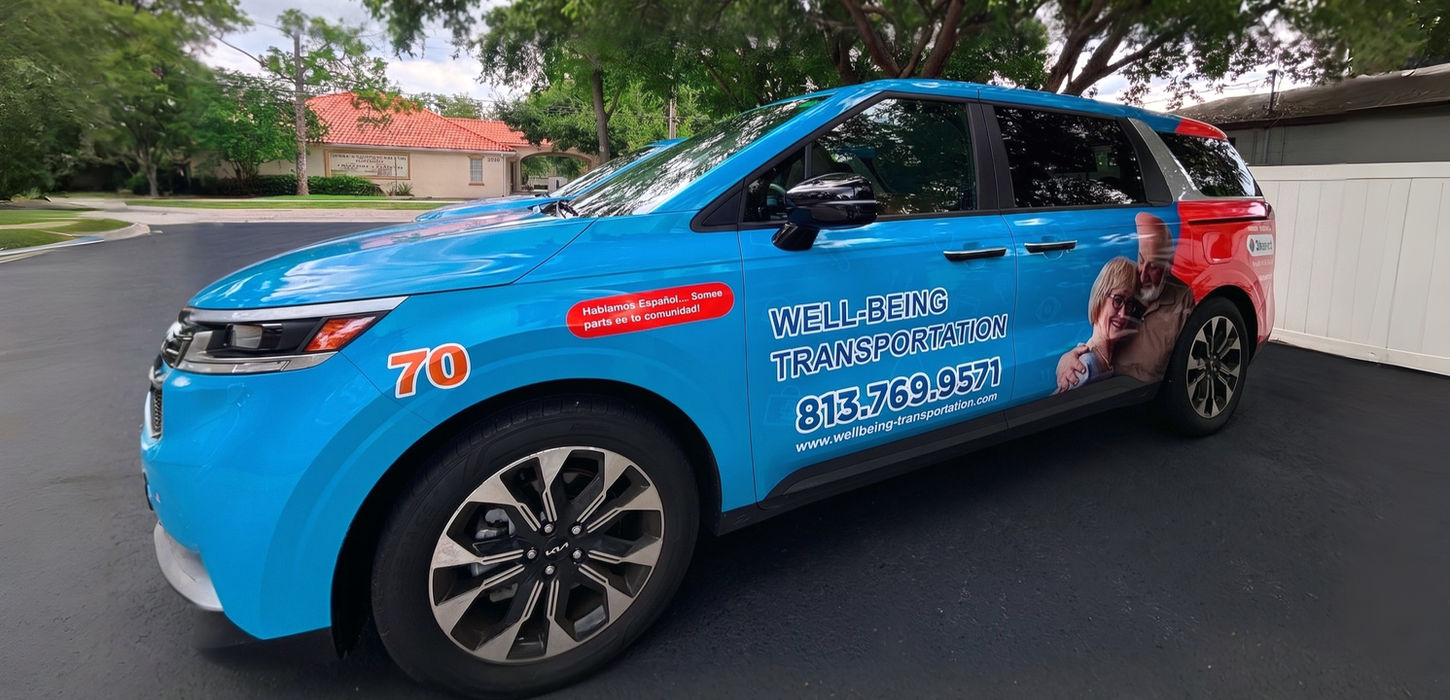 407 Printing Car Wrap Landing Background