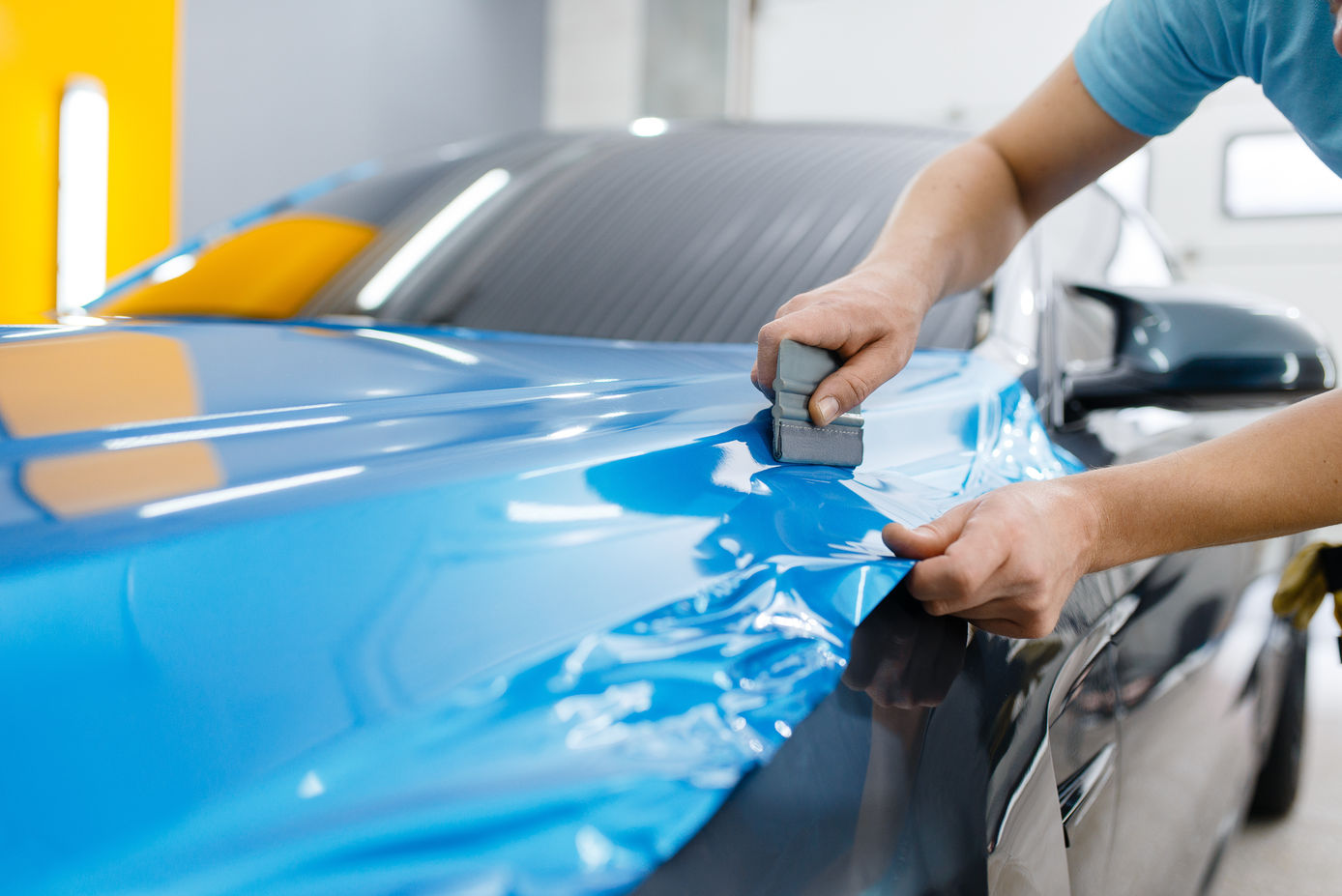 407 Printing Car Wrap Landing Background