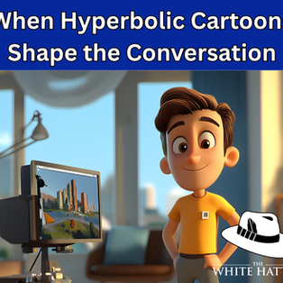 When Hyperbolic Cartoons Shape the Conversation: A Closer Look at How We Portray Youth and Technology In Media