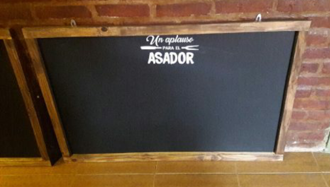 Miniatura: Pizarra cuadro con logo