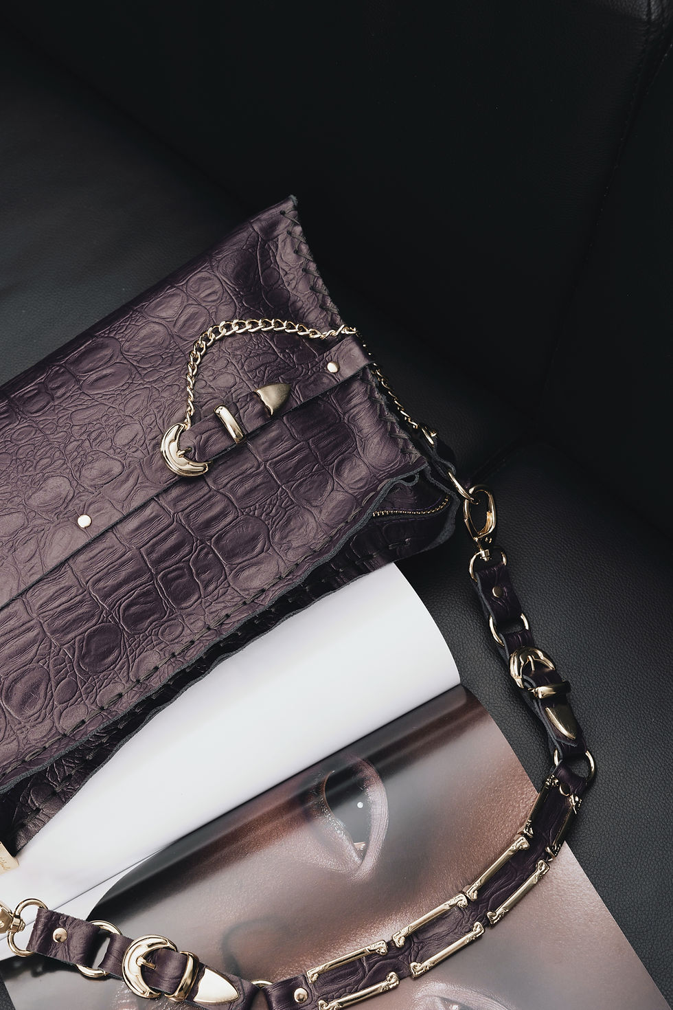 Thumbnail: "Somebody" shoulder bag, dark plum