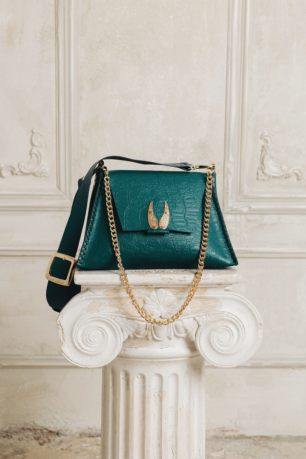 Thumbnail: "Wings" shoulder bag, forest green