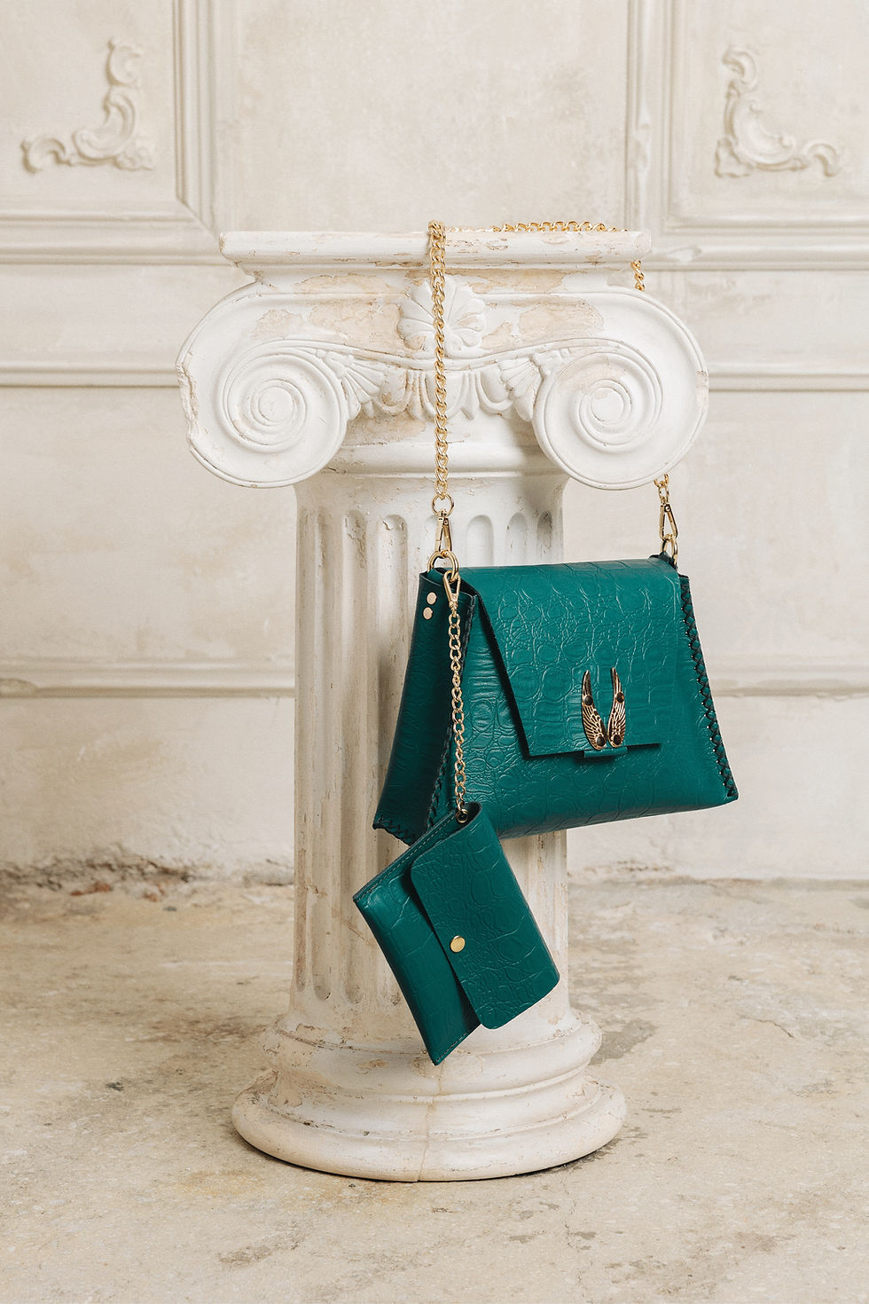 Thumbnail: "Wings" shoulder bag, forest green