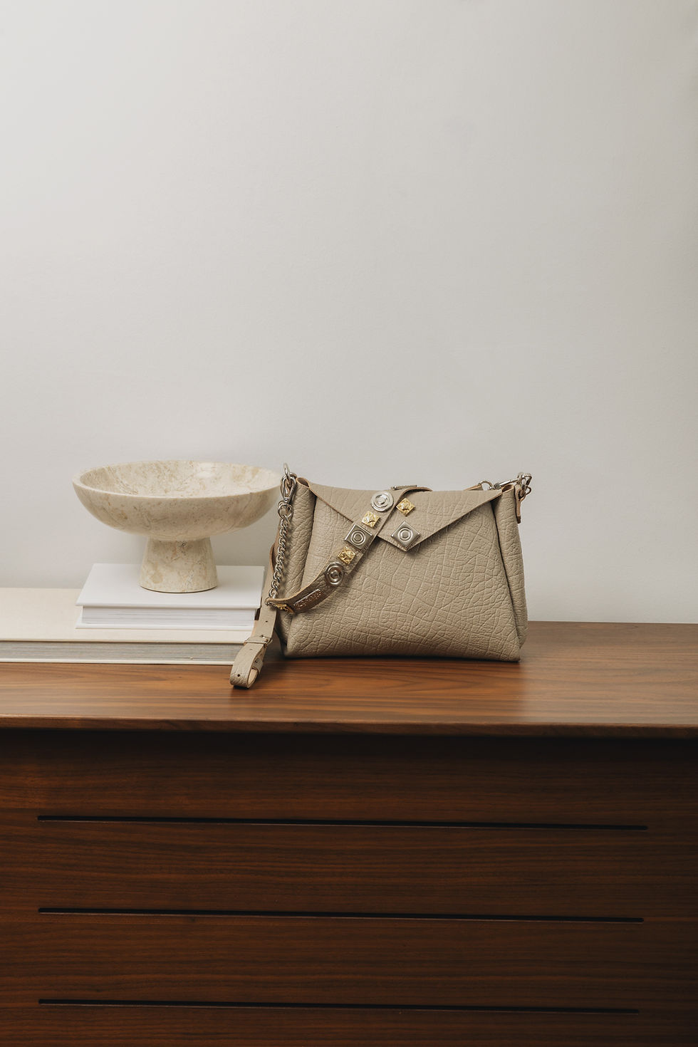 Thumbnail: "Beautiful things" shoulder bag, stone beige