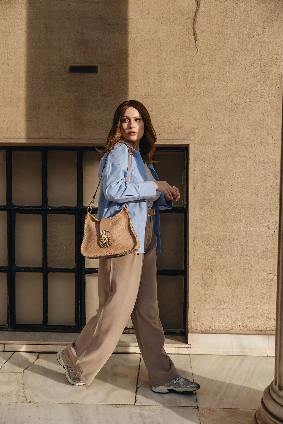 Thumbnail: "Innocence" shoulder bag, mocha
