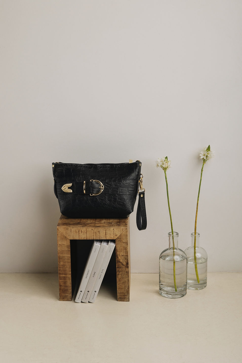 Thumbnail: "Rhiannon" clutch bag, black