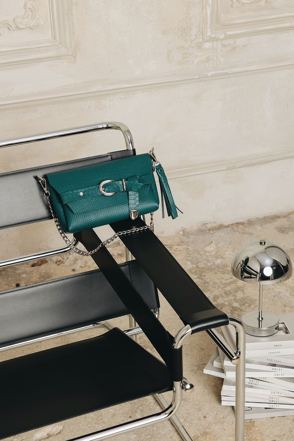 Thumbnail: "Regret me" shoulder bag, forest green