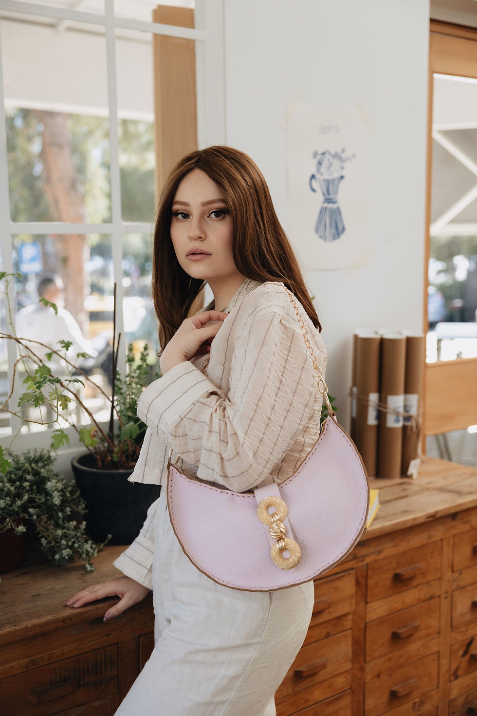 Thumbnail: "Piu che puoi" shoulde bag, pink