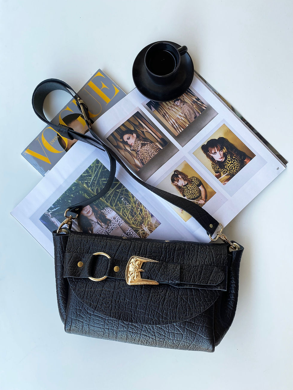 Thumbnail: "Greatest love of all" shoulder bag, black