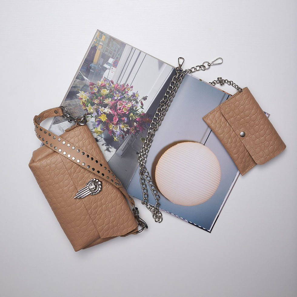 Thumbnail: "On my mind" shoulder bag, mocha