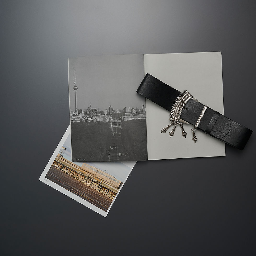 Thumbnail: "Tamborine" leather belt