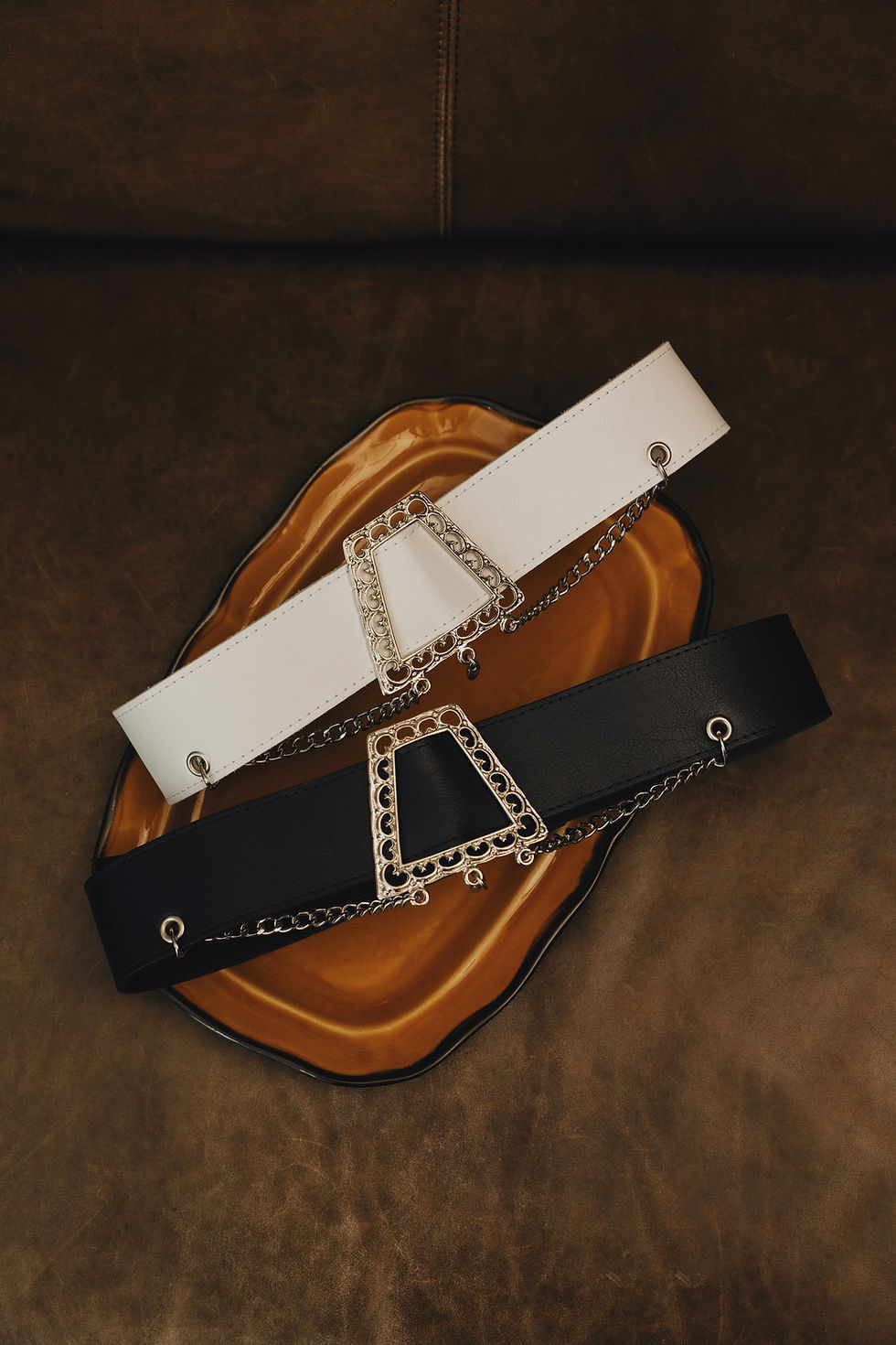 Thumbnail: "Silver springs" leather belt