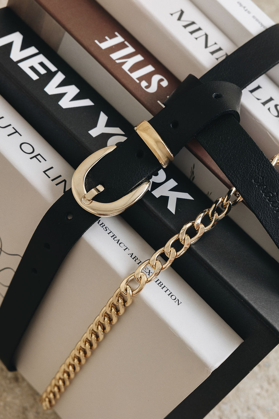 Thumbnail: "Connected" double leather belt