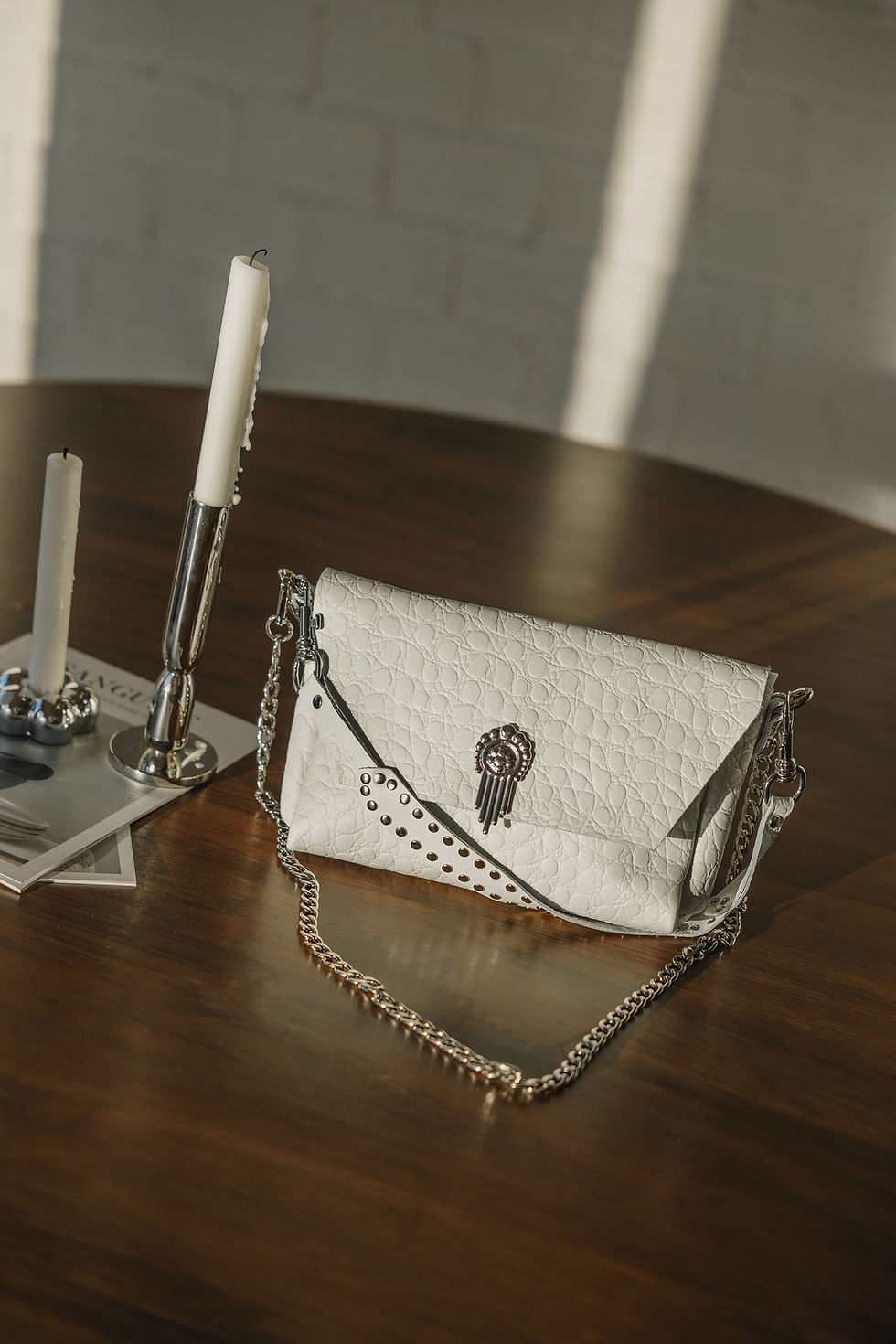 Thumbnail: "On my mind" shoulder bag, off white, *bigger size*