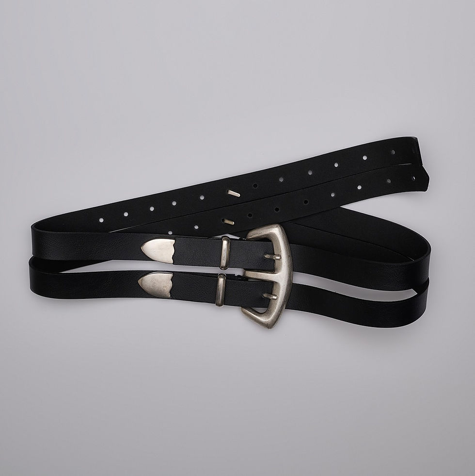 Thumbnail: "Stuck on you" leather belt, sample sale