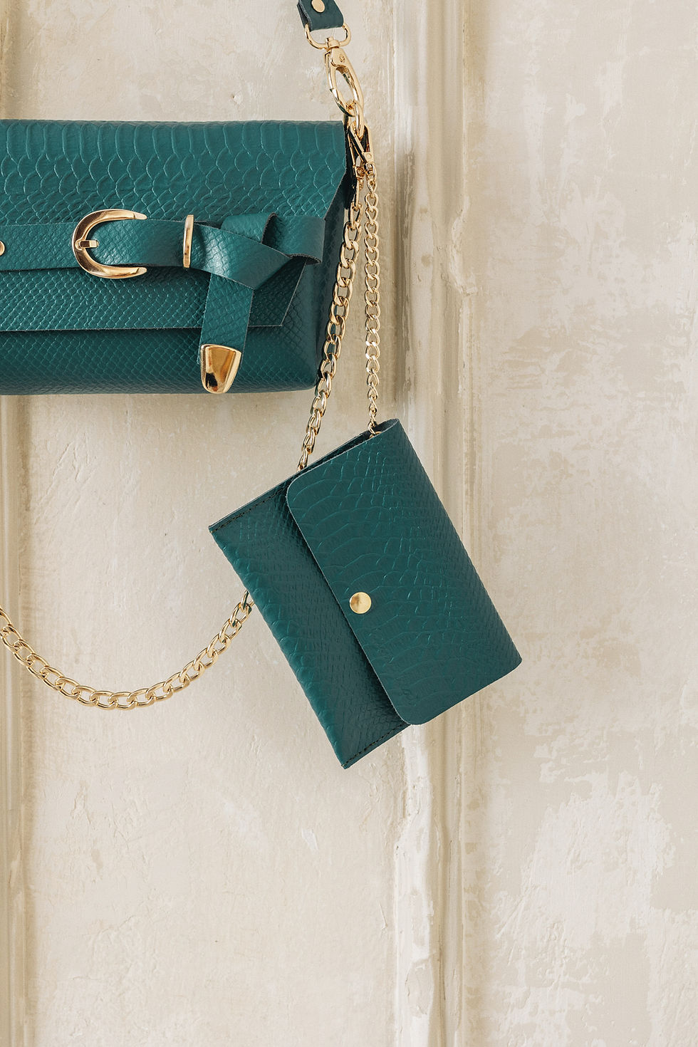 Thumbnail: "Regret me" shoulder bag, forest green