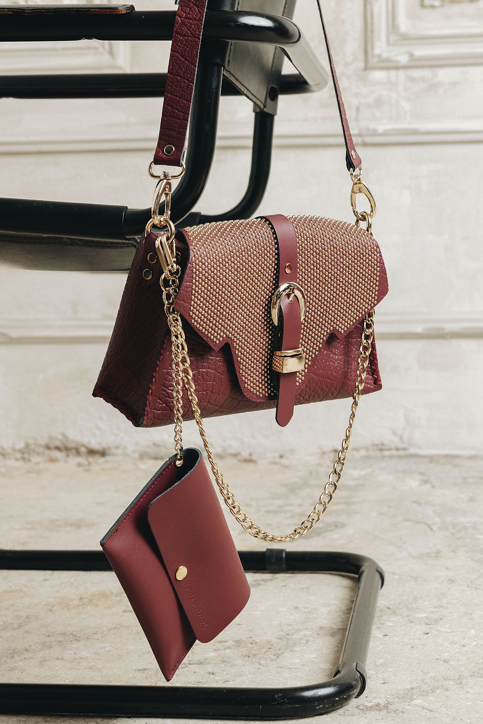 Thumbnail: "Go your own way" shoulder bag, cherry