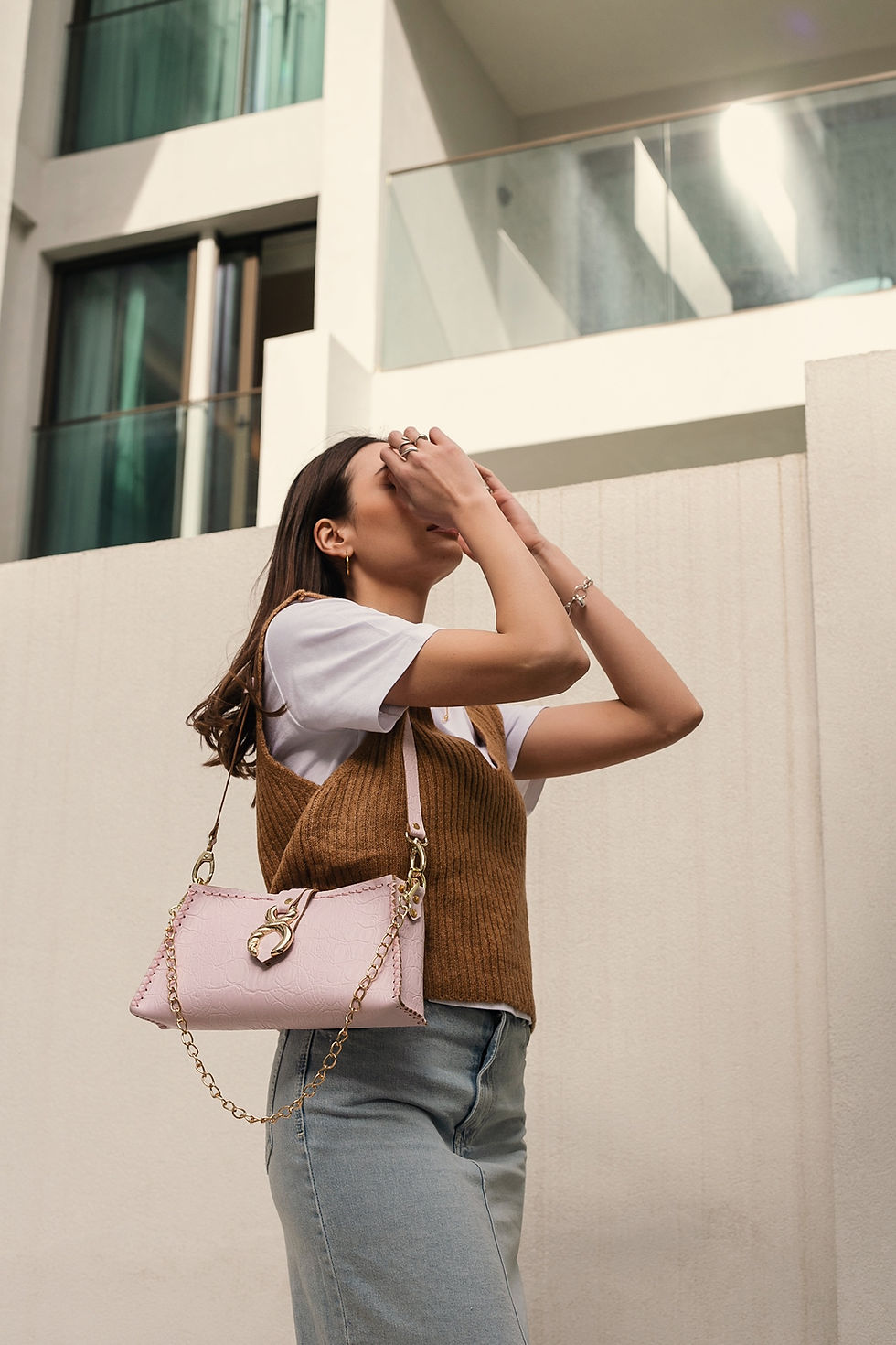 Thumbnail: "Constant virtue" shoulder bag, pink
