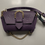 Thumbnail:  “Moving on" shoulder bag, purple, gold, sample