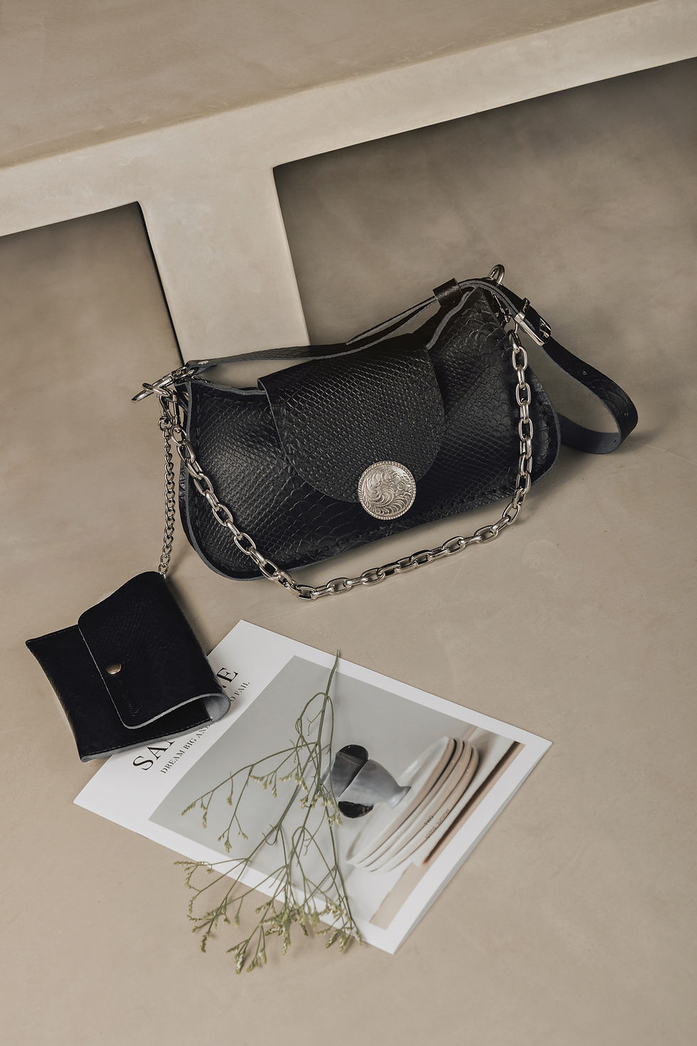 Thumbnail: "Rise and shine" shoulder bag, black