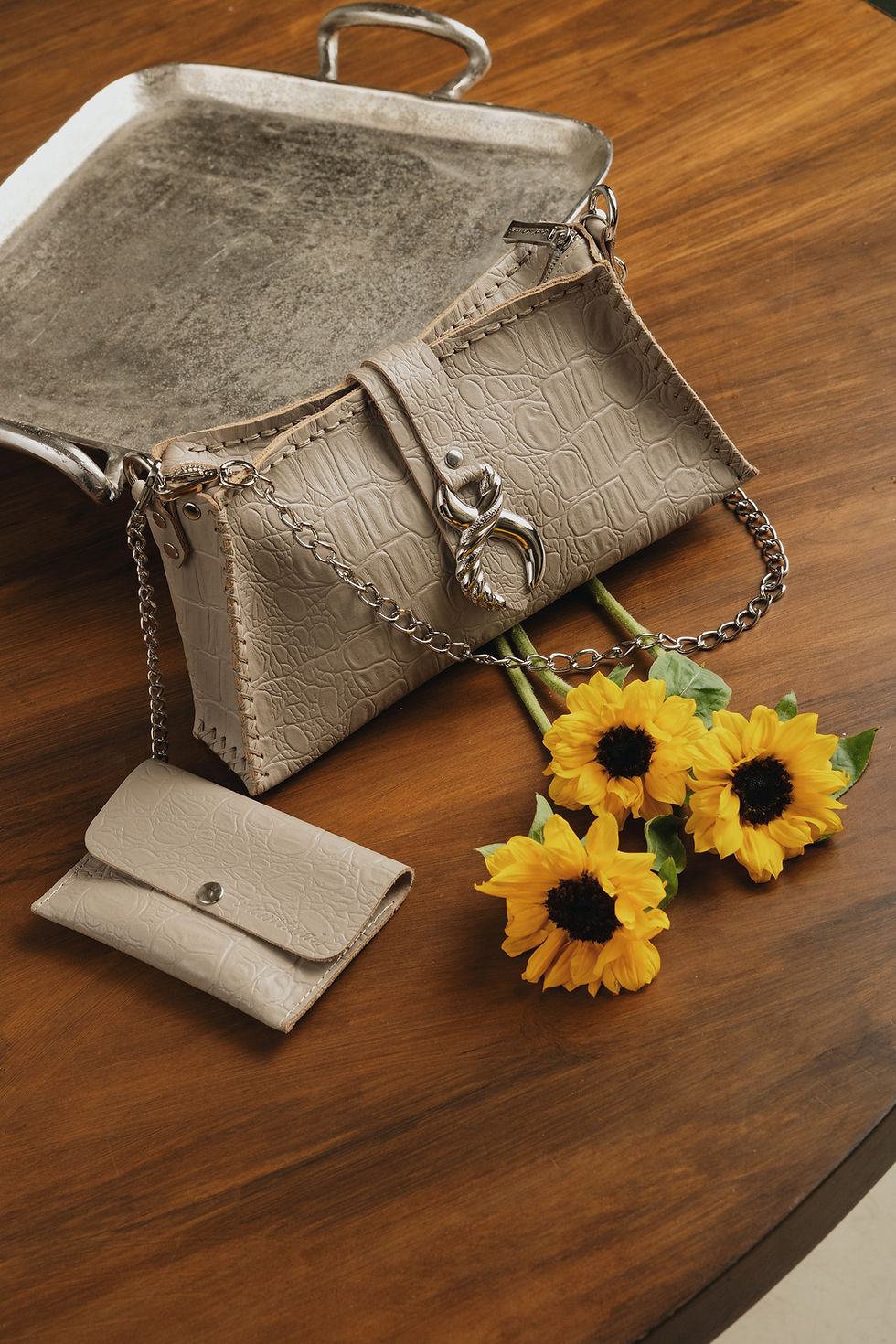Thumbnail: "Constant virtue" shoulder bag, stone beige