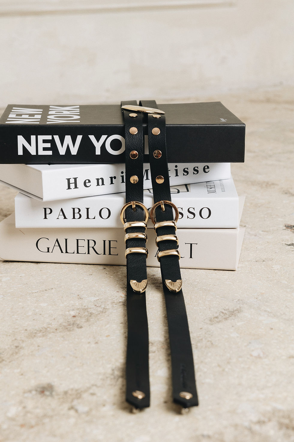 Thumbnail: "The night" double leather belt