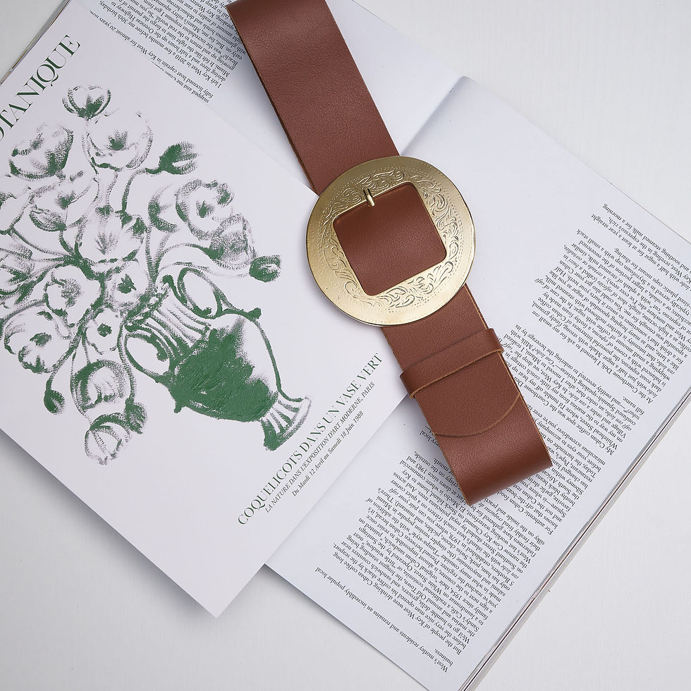 Thumbnail: "All of my life" leather belt