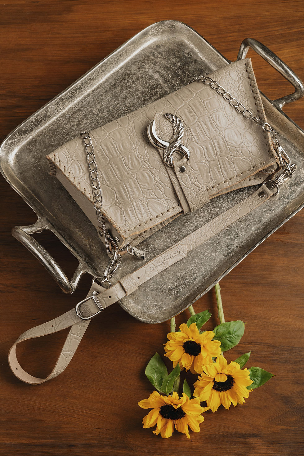 Thumbnail: "Constant virtue" shoulder bag, stone beige