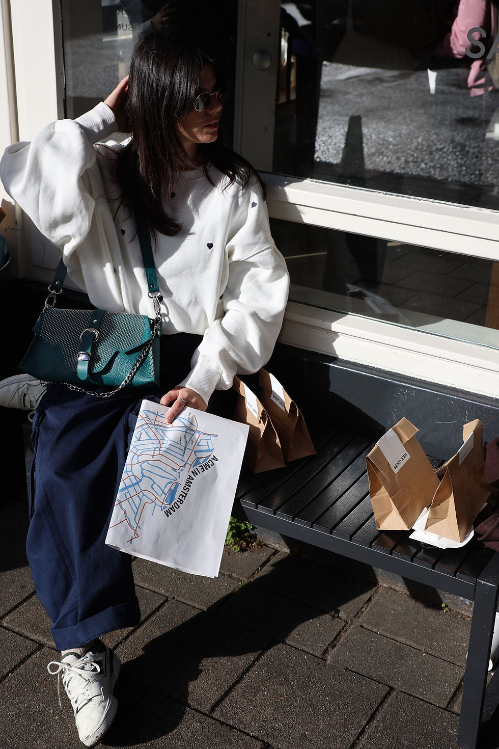 Thumbnail: "Go your own way" shoulder bag, forest green