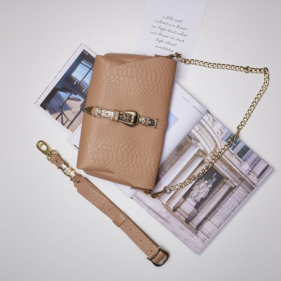 Thumbnail: "The river" shoulder bag, mocha