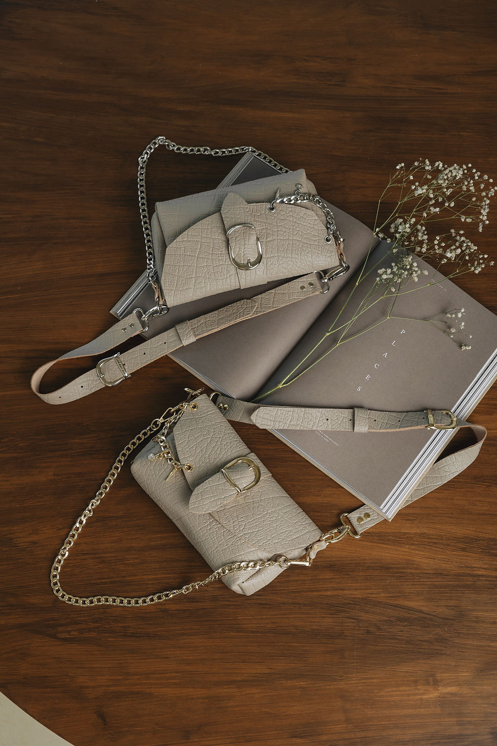 Thumbnail: "Lovesong" shoulder bag, stone beige