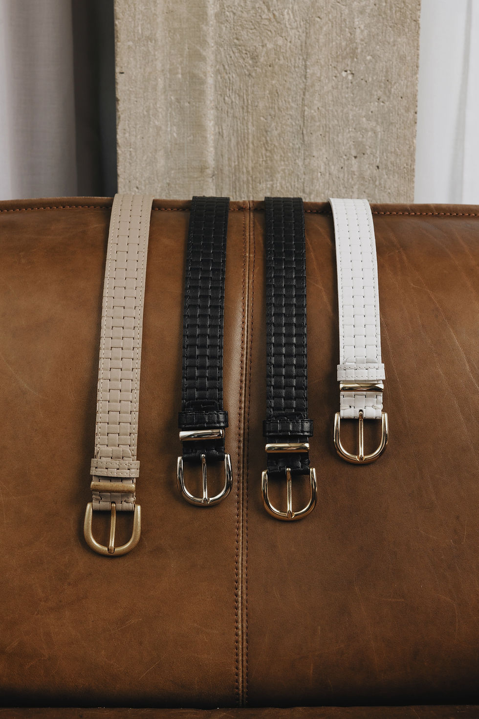 Thumbnail: "All right" leather belt