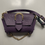 Thumbnail:  “Moving on" shoulder bag, purple, gold, sample