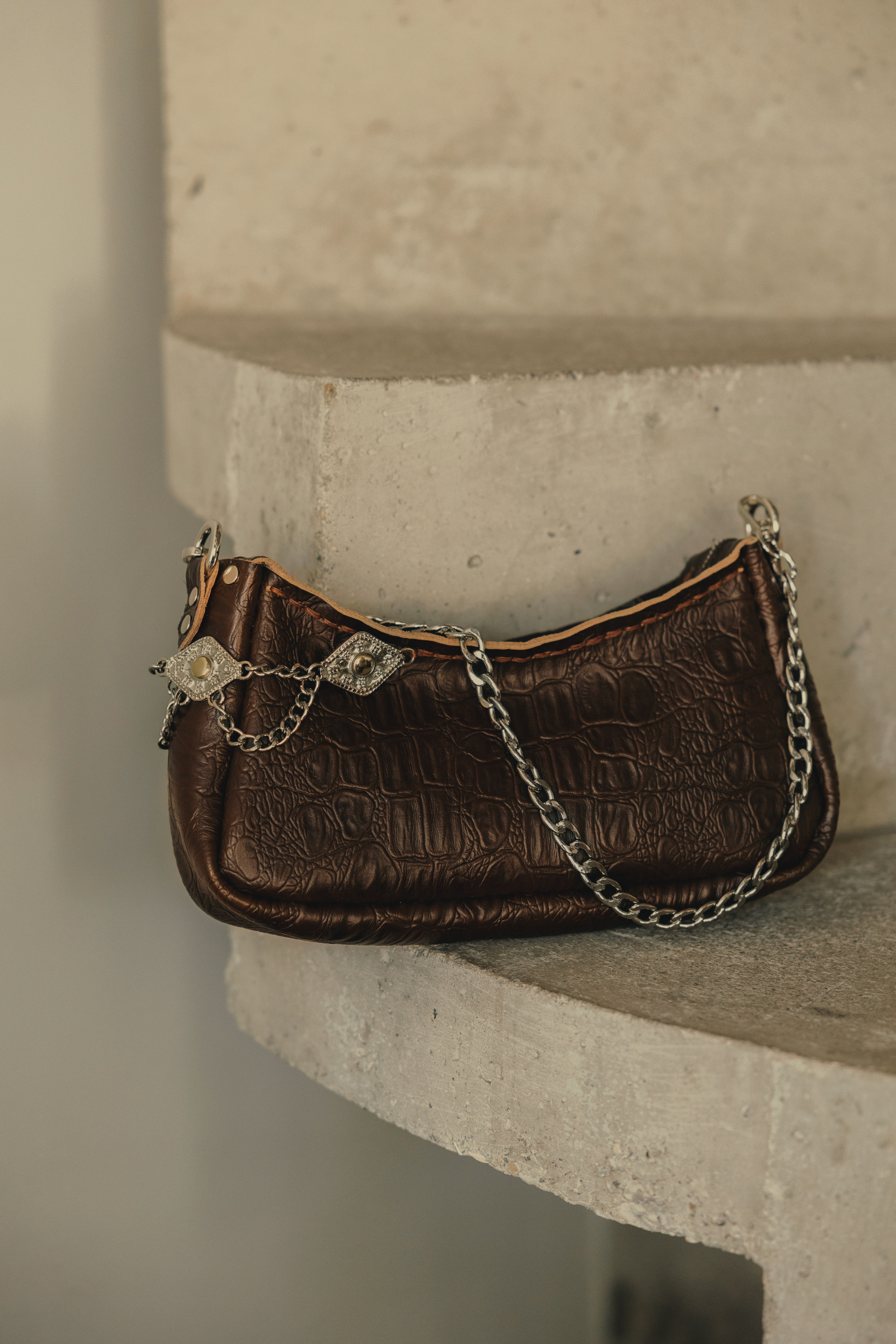 "Rushmere" shoulder bag, brown