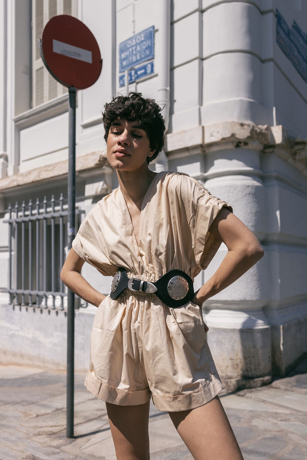 Thumbnail: "You and I" leather belt sample sale