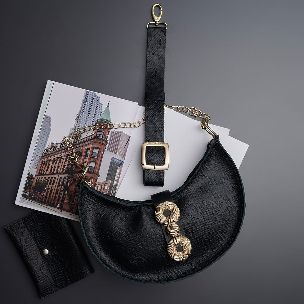 Thumbnail: "Piu che puoi" shoulder bag, black