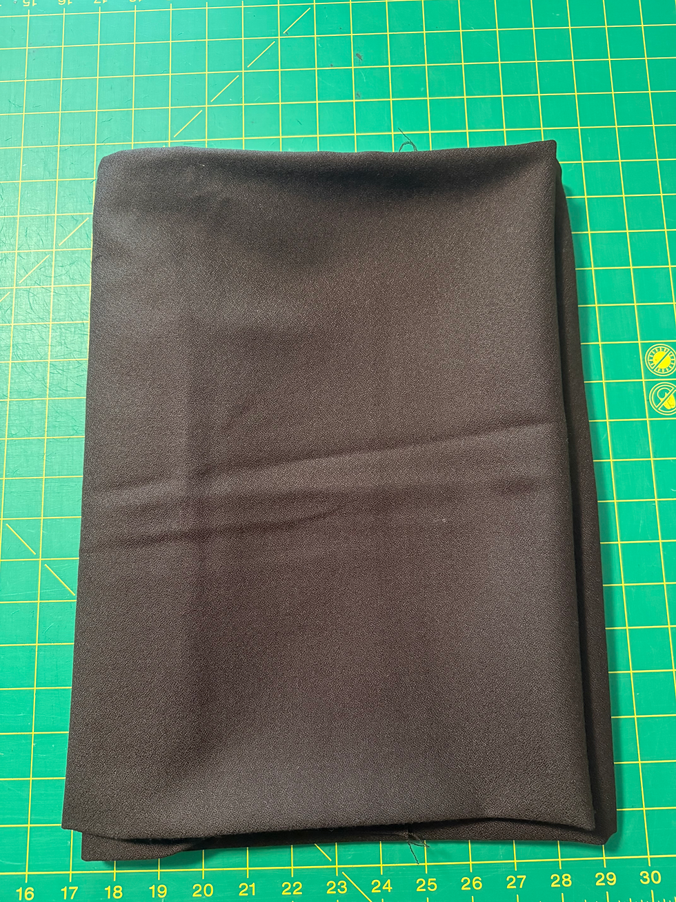 Thumbnail: Dark Brown Wool Light Weight