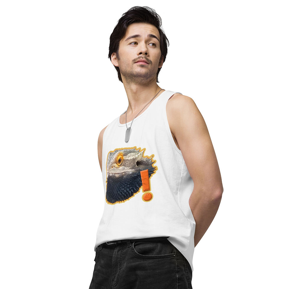 Thumbnail: BID MAD Bearded Dragon Sleeveless Tank