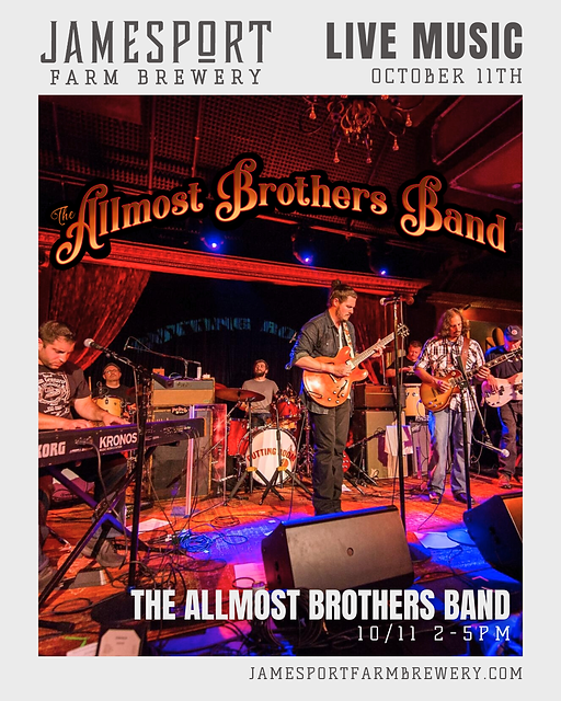 MUSICAL BROTHERHOODS FROM … The Allmost Brothers Band | Jamesport Farm Brewery