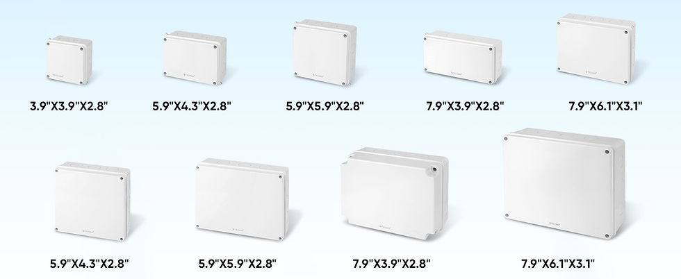 Thumbnail: Electrical Junction Box, IP65 Splash-Proof ABS Plastic Project Box