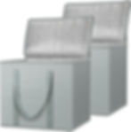 Thumbnail: (2 Pack) Insulated Reusable Grocery Bags