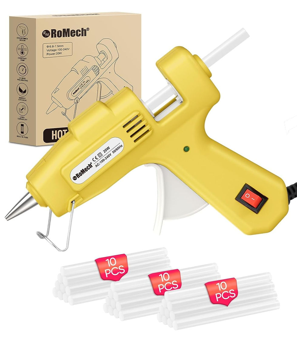Thumbnail: 20W Mini Hot Glue Gun with 30 Glue Sticks Set
